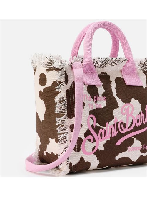 Borsa Colette in canvas con fantasia muccata e dettagli a contrasto MC2 SAINT BARTH | COL0001/00327L